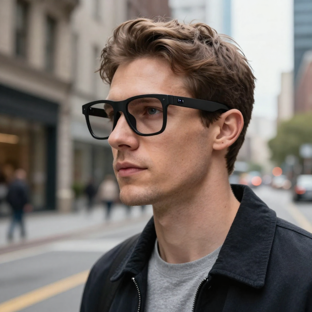 Techify AI Smart Glasses – Record, Call & Capture Hands-Free